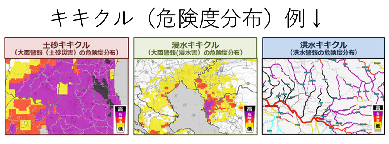 キキクル 情報提供 例
