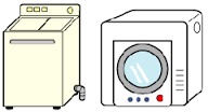 洗濯機のイラスト