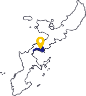 金武町の位置を示した地図